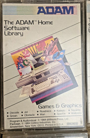 9 Vintage Coleco Adam Compuuter Software Program Cassette Basic Buck Rogers Game