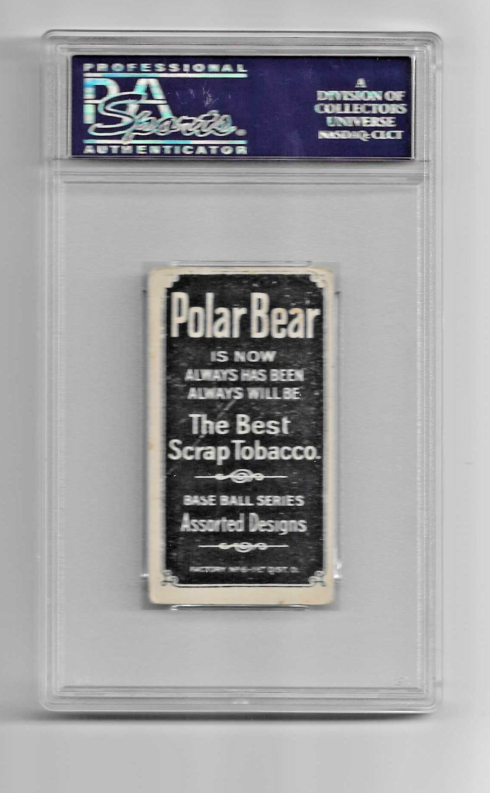 1909-1911 T206 POLAR BEAR TOBACCO BASEBALL CARD PSA 3 NQ HARRY McINTYRE BROOKLYN view 4