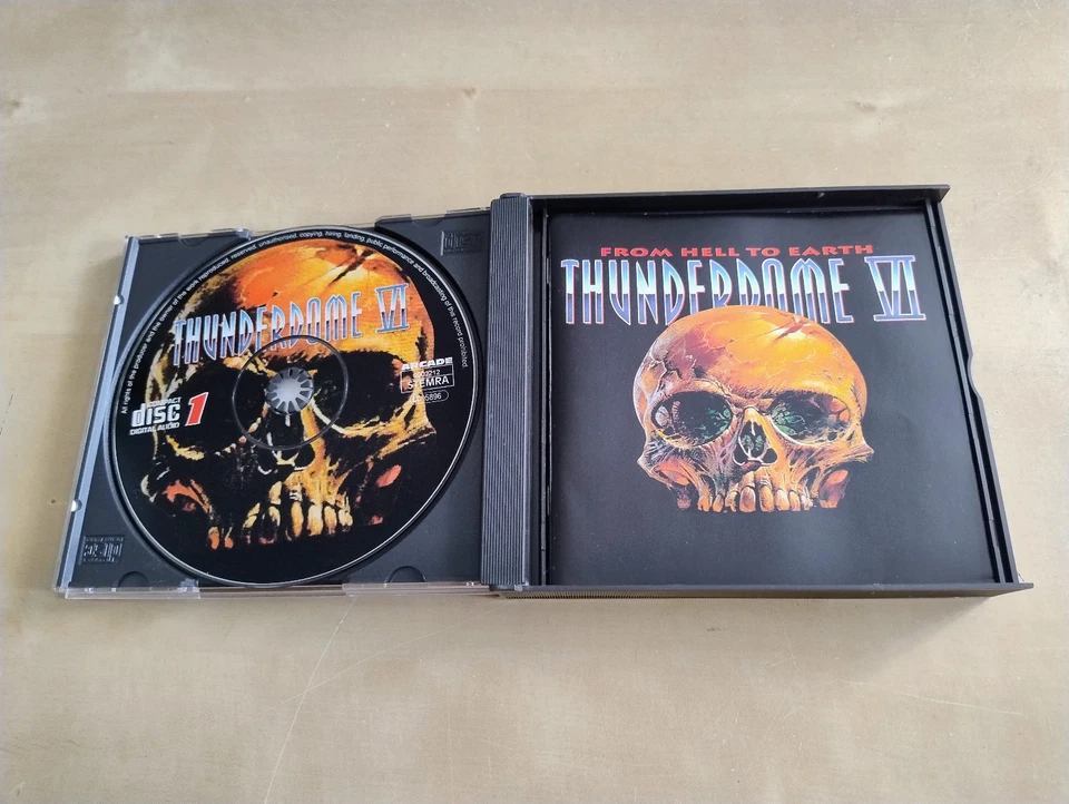 Thunderdome VI (6) From Hell To Earth 1994 2xCD Repress - ID&T Hardcore Gabber - Bild 4 von 4