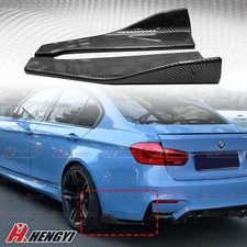 Für 2011-17 BMW F10 5 Series & M5 Heckansatz Diffusor Seitenteile Flaps aus ABS