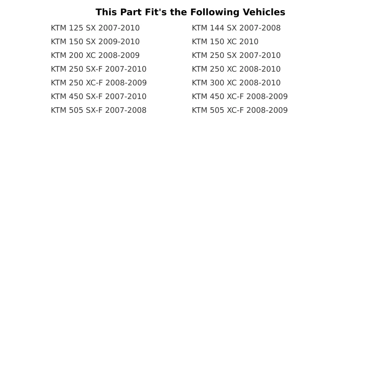 Guardabarros trasero/paneles laterales Acerbis KTM naranja Foto 2 de 2