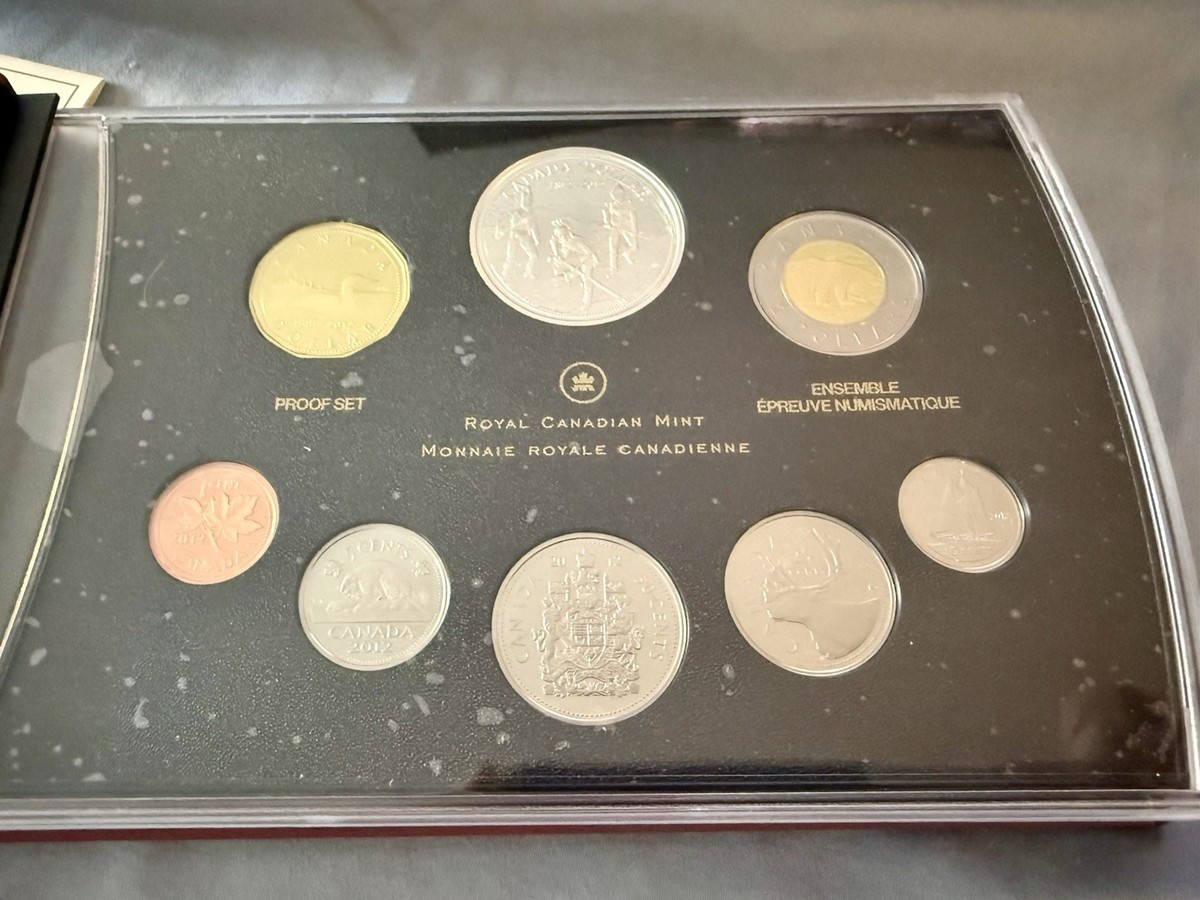 2012 Canadian Double Dollar SILVER $1 Proof Set (WAR of 1812
