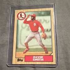 Topps 1987 Ozzie Smith #749 St. Louis Cardinals Baseball Card MLB