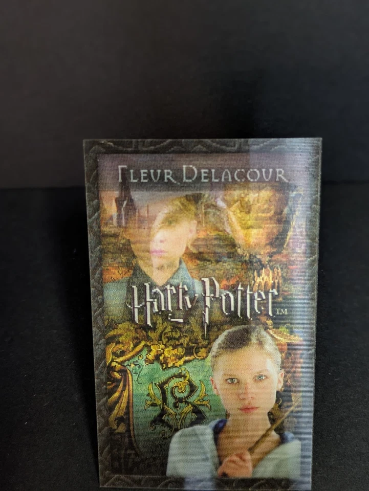 Rare Harry Potter & the GoF 2005 Lenticular Card Fleur Delacour Warner Bros - Image 4 of 4