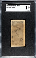 1928 YUENGLING'S ICE CREAM FRANK FRISCH 50 HOF RARE F50 SGC 1 POOR CARDINALS