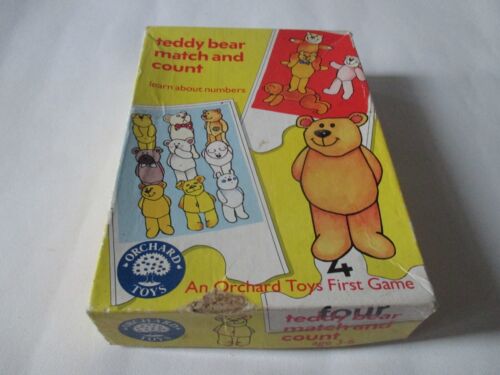 Teddy Bear Match and Count Jig-Piece Numbers Game for age 3-6 Pre-Owned - Picture 1 of 5
