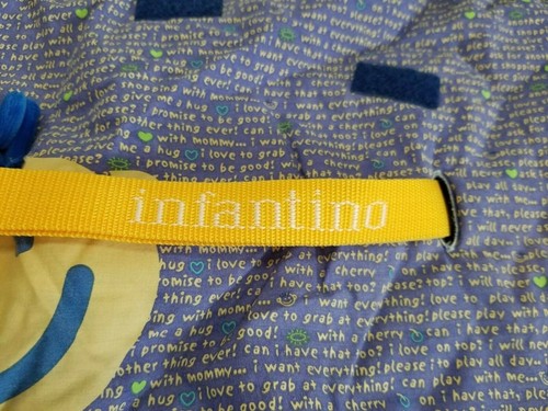 Infantino Shopping Cart Cover and play mat - blue/green/yellow/4 toys/1 mirror - Picture 5 of 7