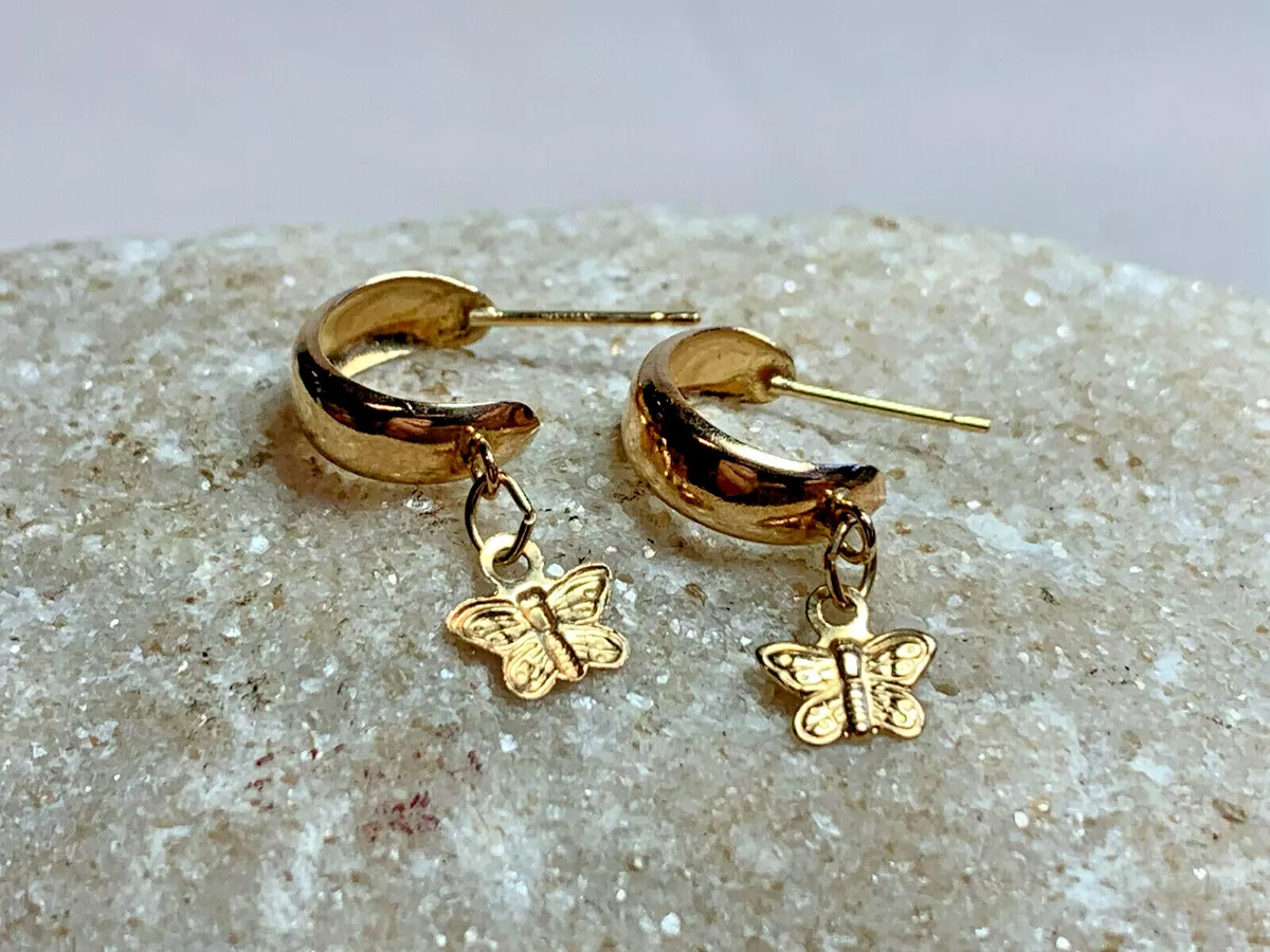 Fine Stud Backs in 14k Yellow Gold