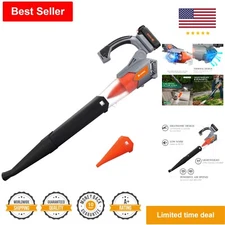 Lightweight Cordless Leaf Blower - 120 MPH Airspeed, 458 CFM, 2.0 Ah Battery