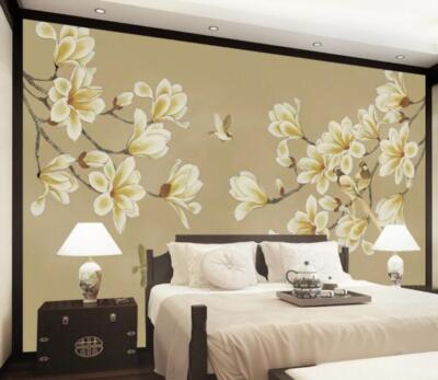 3D Flower Branch 45909NA Wallpaper Wall Murals Removable Wallpaper Fay