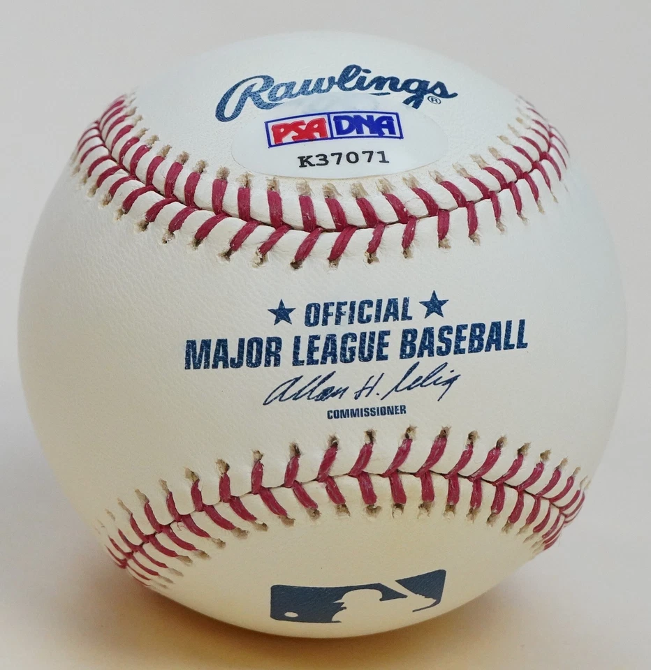 Pelota de béisbol firmada por Ubaldo Jiménez certificado de autenticidad PSA/DNA Auto'd Indians Rockies All Star Foto 4 de 4