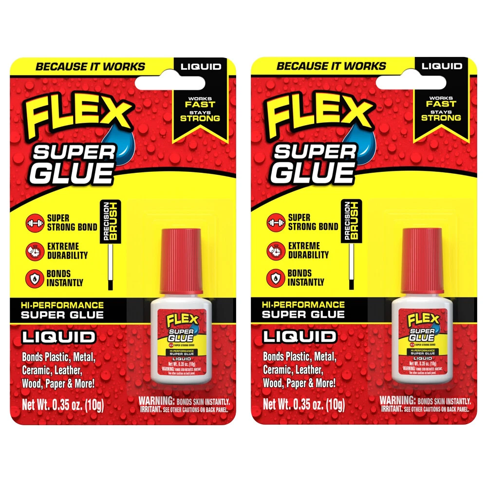 Liquid, 10 Gram Brush-On Bottle, 2-Pack