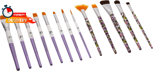 Folkart One Stroke Signature Collection Paint Brush Set, 13 Piece