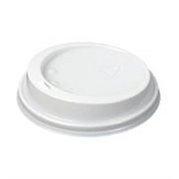 1000 x 10-20 Unzen 90 MM WEISSE GEWÖLBTE SCHLUCKDECKEL FÜR HEISSE KAFFEE PAPPBECHER: UK-Verkäufer