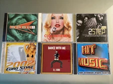 Dance & Electronic CD Lot Of 6: Sash! Club Anthem 3 Vital2step Hits Euro Style