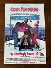*Cool Runnings* Film Cast Firmato Poster 12x18 Autografato Testimone JSA 💎🔥