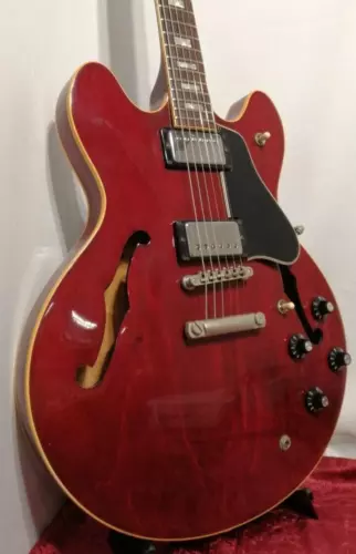 [Gibson] ES-335TD Cherry USA 1977 Vintage Semi Hollow Body Electric Guitar MOD