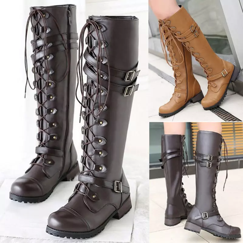 Wide Calf Knee High Combat Boots Sale | bellvalefarms.com