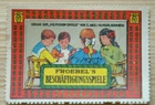 39255 Vignette Advertising Stamp Froebel's Activity Games Children At The Table