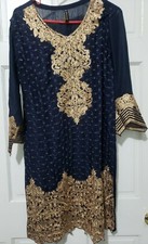 Shalwar Kameez dress Designer Style Pakistani/Indian Stitched medium SZ EID SALE