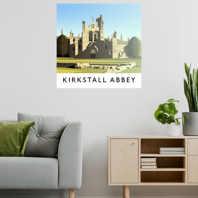 Kirkstall AbbeyArt Druck von Richard 0'Neill