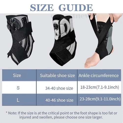 Foot Drop Ankle Brace Splint Orthotics Fracture Sprain Injury Stabilizer Support - Picture 2 of 18