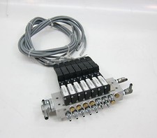 Festo MZH-5/2-1,5-L-LED Solenoid Valve  x7  PRMZ-5-M5-8 Manifold