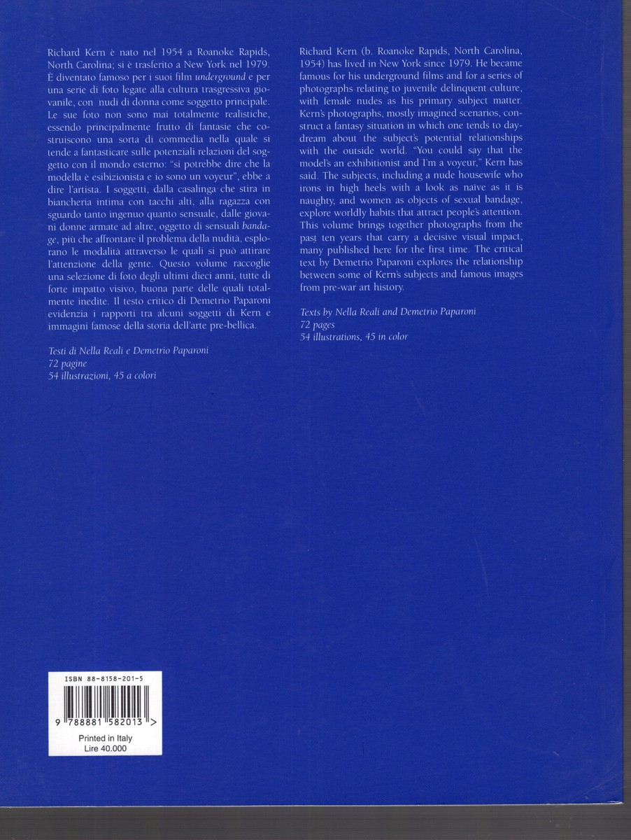 RICHARD KERN BY RiCHARD KERN PAPERBACK BOOK 1999 AMAZING CONDITION