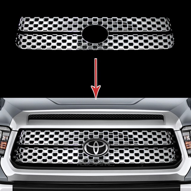 fits 2018-2020 Toyota Tundra SR SR5 CHROME Snap On Grille Overlay