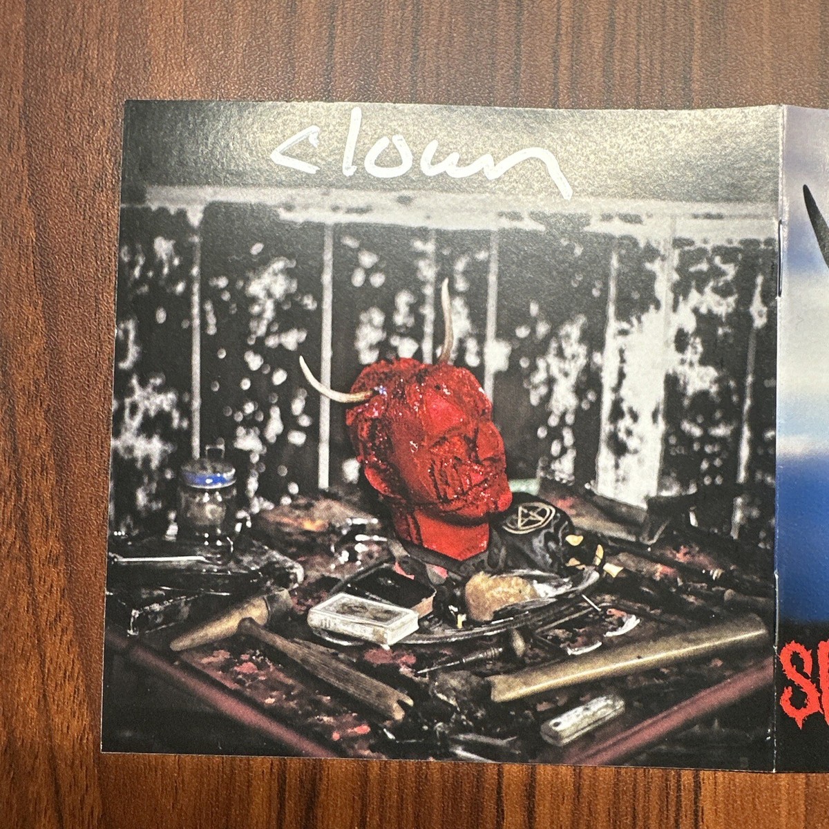 SLIPKNOT Antennas to Hell Blow Shawn Crahan Signed Autograph
