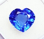 Natürlicher blauer Saphir Herzschliff 10,25 ct zertifizierter loser Edelstein mit kostenlosem Geschenk