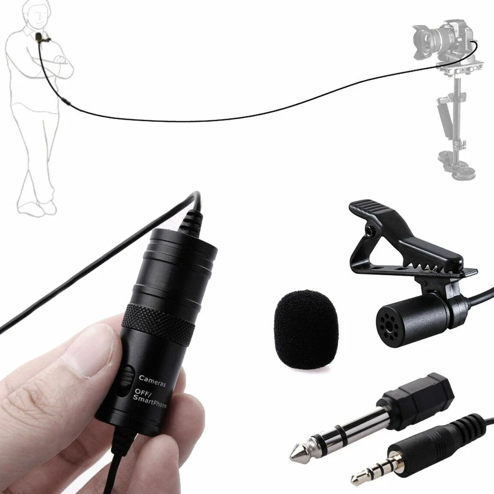 Omnidirektionales Lavalier-Mikrofon fBYM1podcast handy uvm nicht ovp - Bild 3 von 4