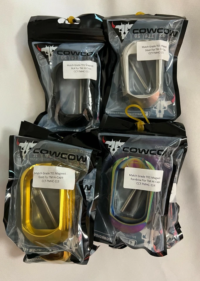 CowCow Airsoft Match Grade T01 Magwell for TM Hi-Capa (Various Colors)