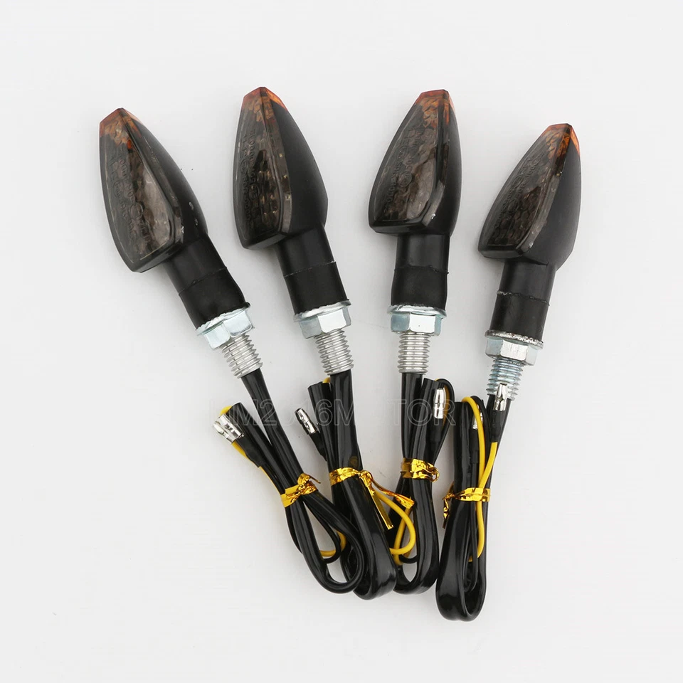 4x Mini luz de señal de giro LED de plástico de 3,5" para Suzuki Katana GSX 600 650 750 1100 Foto 3 de 4