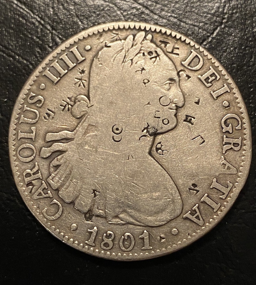 an・an　2020.1.15 No.2183 Error Coin 1801/0 Overdate Mexico 8 Reale US First Silver
