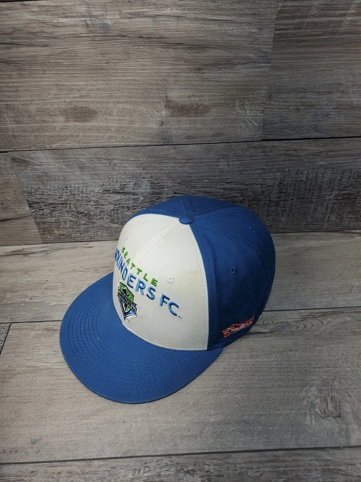 Seattle Sounders FC MLS Soccer Adjustable StrapBack Sports Adult Mens  - Image 2 of 4