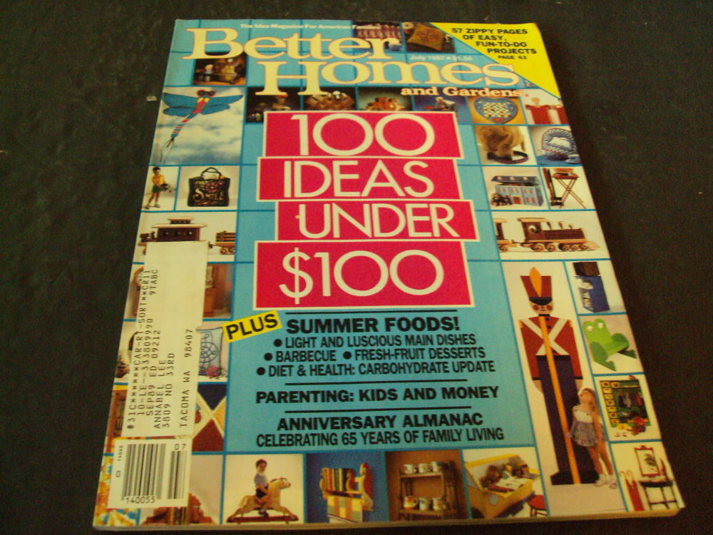 Better Homes and Gardens July 1987 Summer Foods 100 Ideas ID 36498