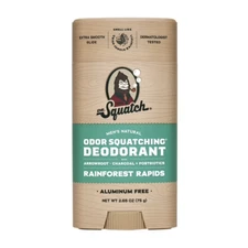 DR. Squatch Rainforest Rapids Men's Aluminum Free Deodorant - 2.65 fl oz