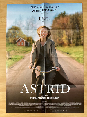 Filmposter * Kinoplakat * A1 * Astrid (Unge Astrid) Lindgren* 2018 * Alba August