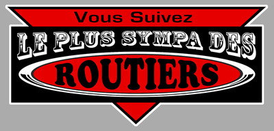 NETTER ROAD LKW TRUCK HUMOR FUN 22cmX10cm AUFKLEBER STICKER AUTO RA100