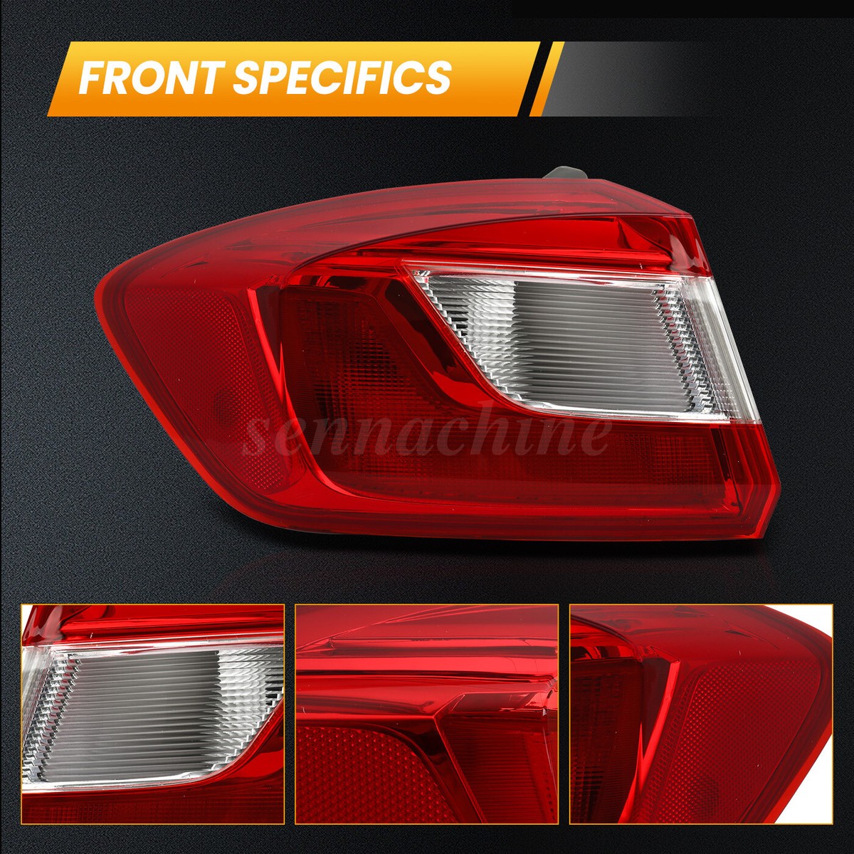 Fit For Chevy Cruze 16-19 Sedan Outer Tail Light Rear Br Ccb | Cuotas Sin Interés - Foto 3