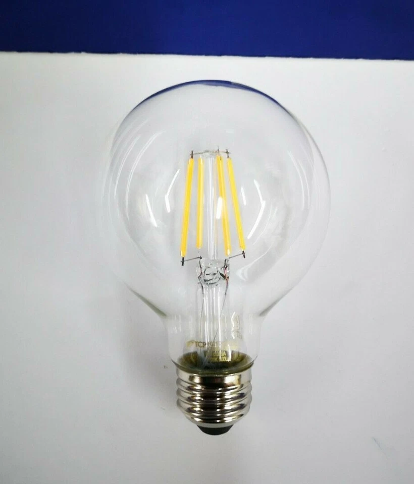 4-PK LED 500lm 5W G25 120V 2700K =60W DIMMABLE Soft White LIGHT BULB FG25D6027EC - Image 2 of 4