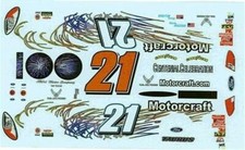 Winscals 21 Motorcraft Centennial Celebration Ricky Rudd waterslideNascar decal