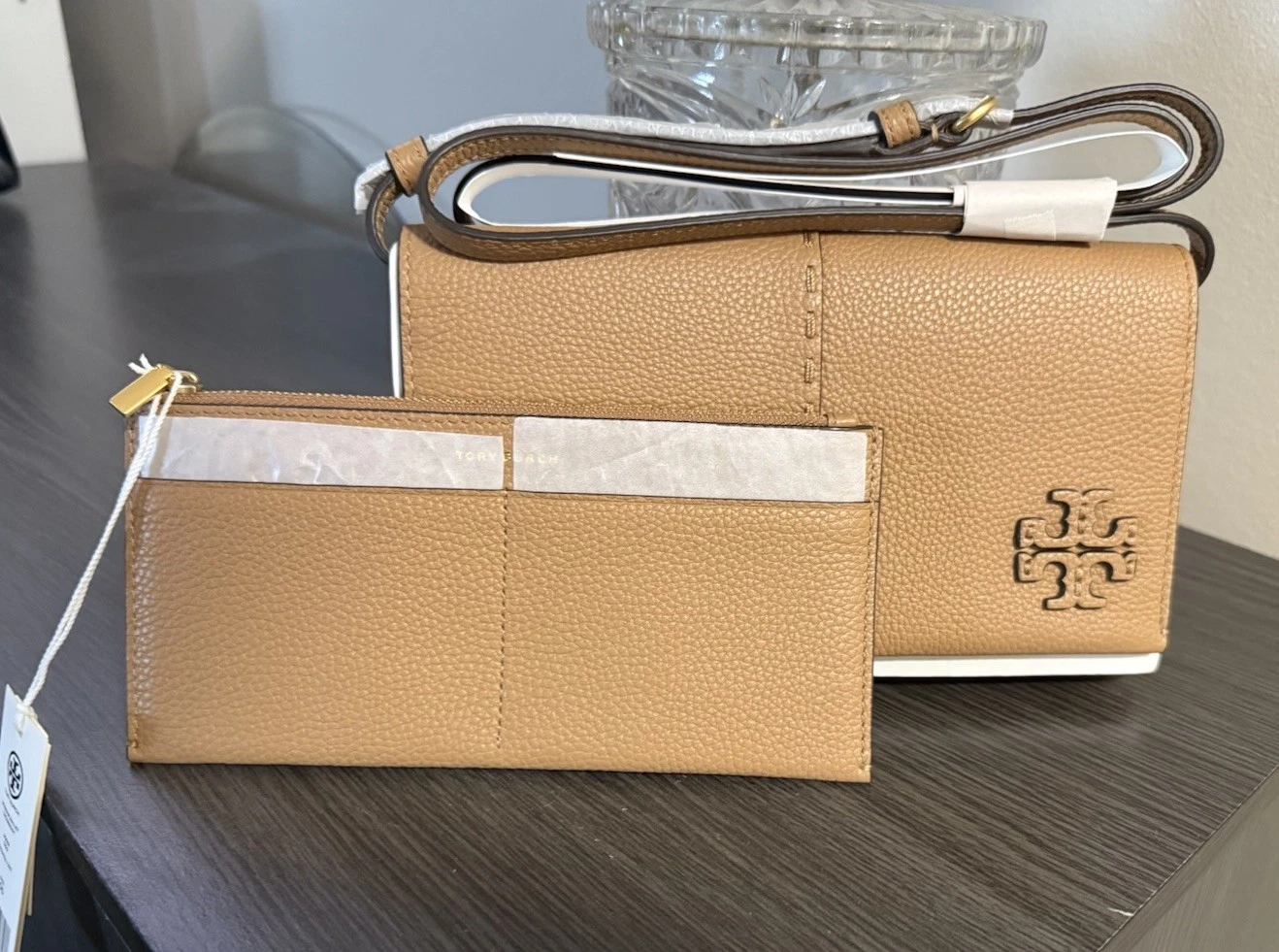 Portafoglio a tracolla Tory Burch McGraw