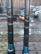 Terry Jefferies 12ft 2.25 lb test curve x2 rods please read description carefull