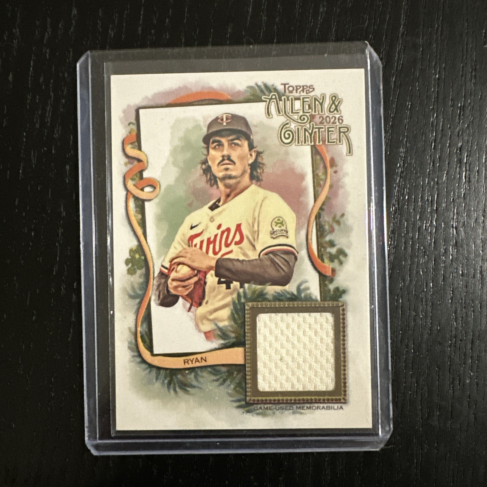 2026 Allen & Ginter Joe Ryan #FSRB-JR Relic Card Minnesota Twins