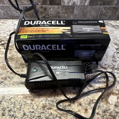 Duracell Ultra Sealed Lead Acid Battery Charger 2.0A 24V SLA AGM Gel