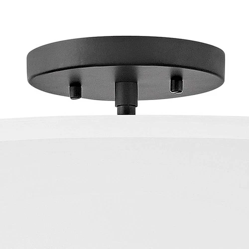 Hinkley Graham 23" Wide Modern White and Black 4-Light Ceiling Light - Picture 5 of 8