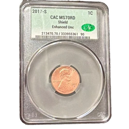 2017-S Lincoln Shield Cent — photo from the most recent tracked eBay sale