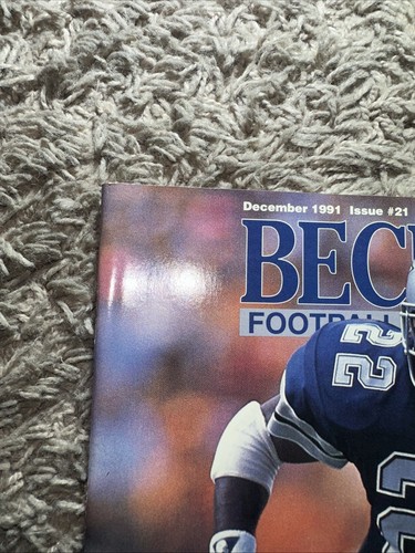 Beckett Football Card Magazine #21 December 1991 Emmitt Smith Dallas Cowboys - Picture 3 of 6
